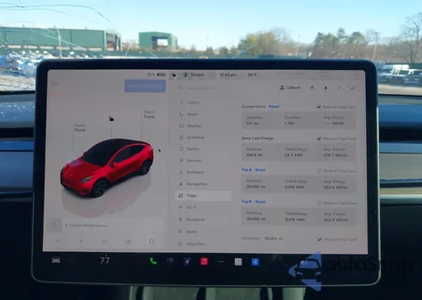 2024 Tesla Model Y Long Range Dual Motor All-Wheel Drive/Rwd from USA, damaged, VIN 7SAYGDEDXRF108046